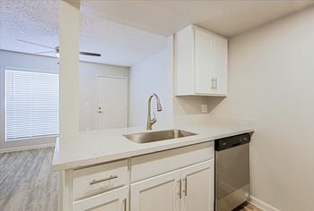 Open kitchen for gracious entertaining